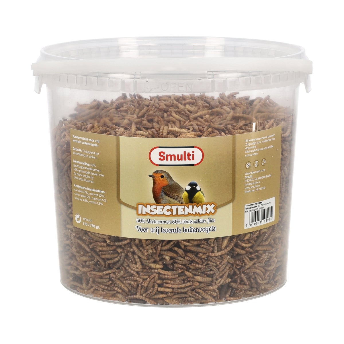 Insectenmix 5L Smulti Insectenmix 5L Smulti