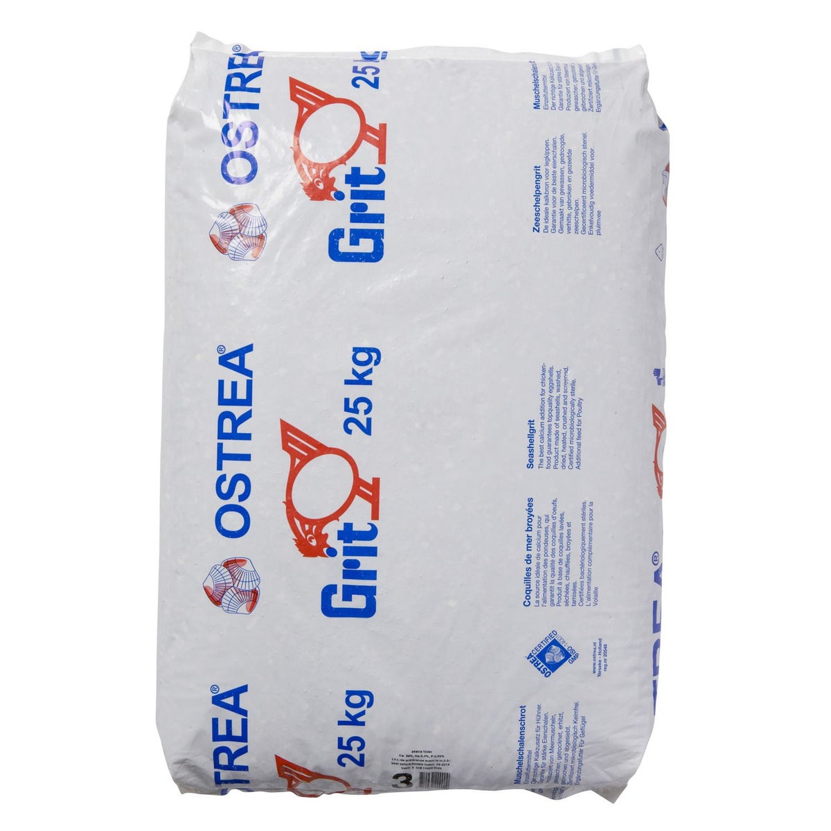 Kippengrit 25 kg ostrea Kippengrit 25 kg ostrea