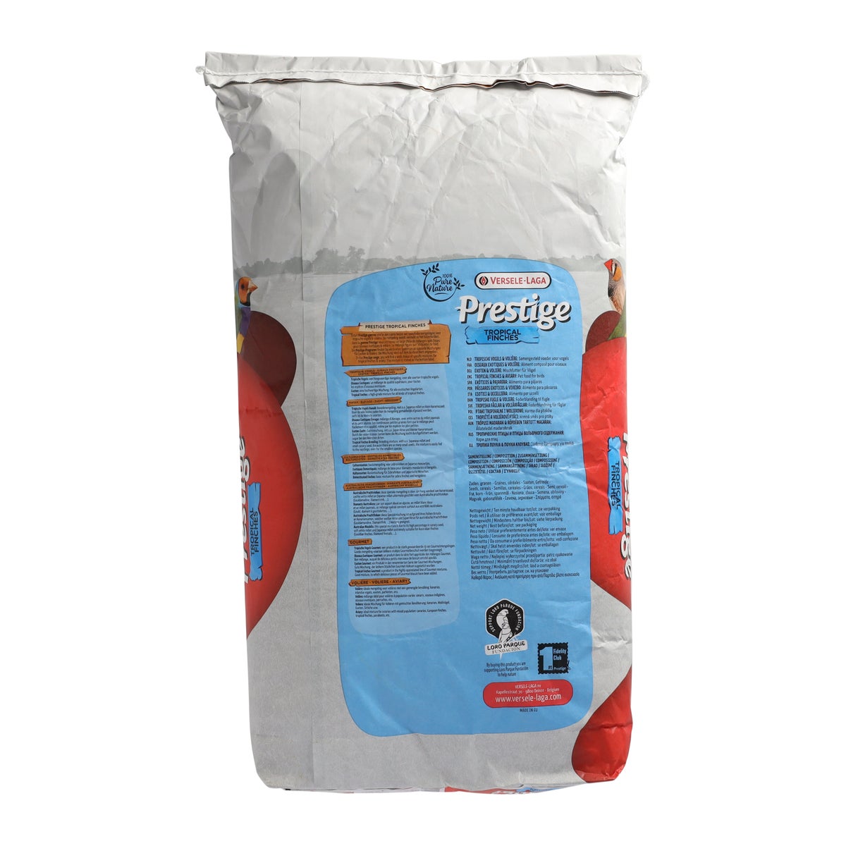 Voer voor tropische vogels 20kg Prestige Voer voor tropische vogels 20kg Prestige