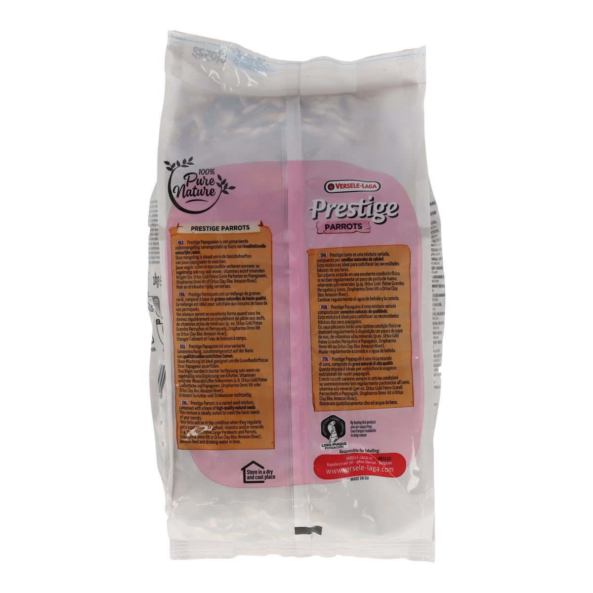 Voer voor papegaaien 1kg Prestige Voer voor papegaaien 1kg Prestige