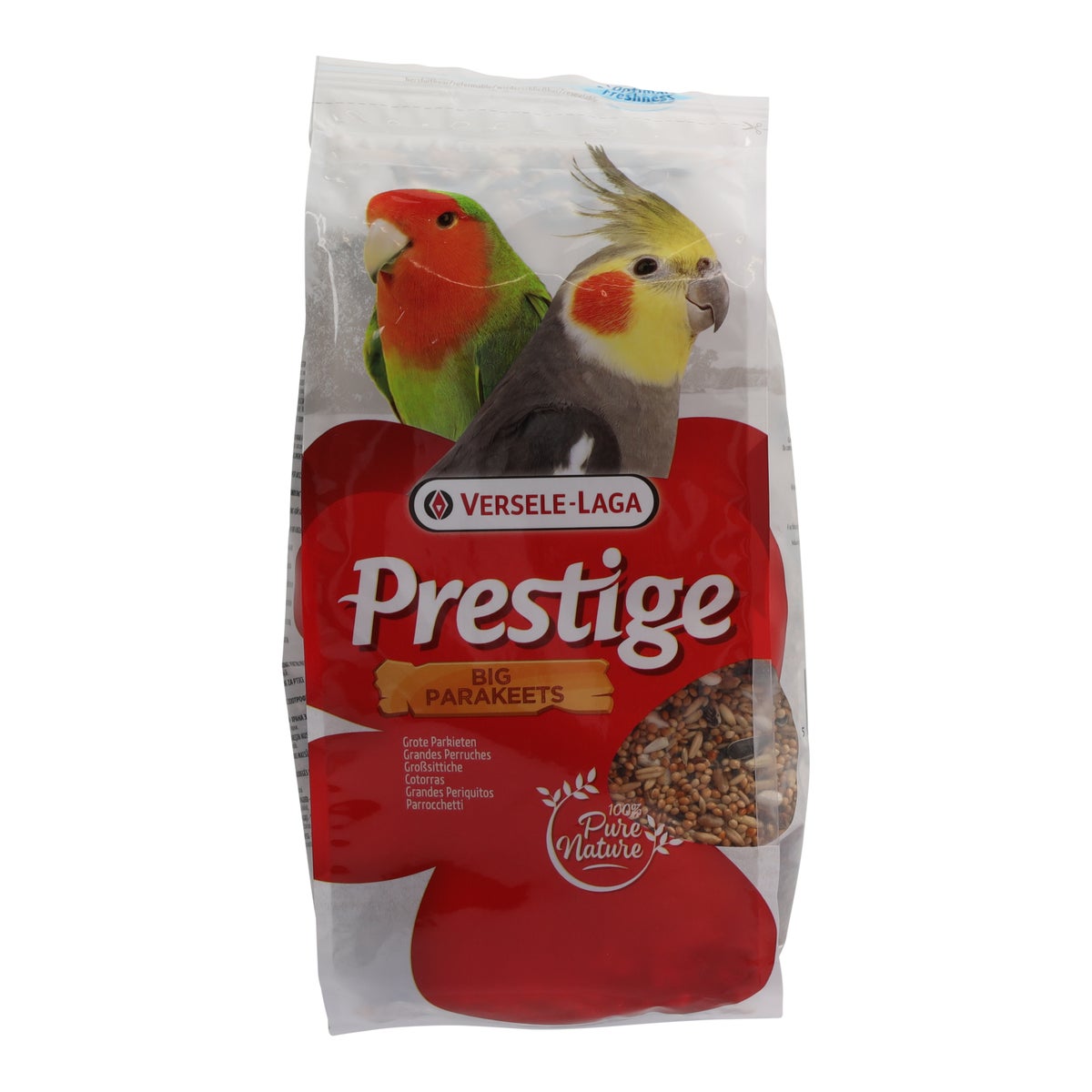Vogelvoer voor grote parkieten 1kg Prestige Vogelvoer voor grote parkieten 1kg Prestige