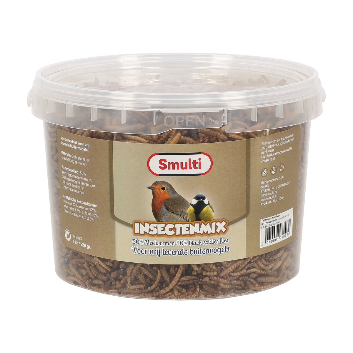 Insectenmix Smulti 3 L Insectenmix Smulti 3 L