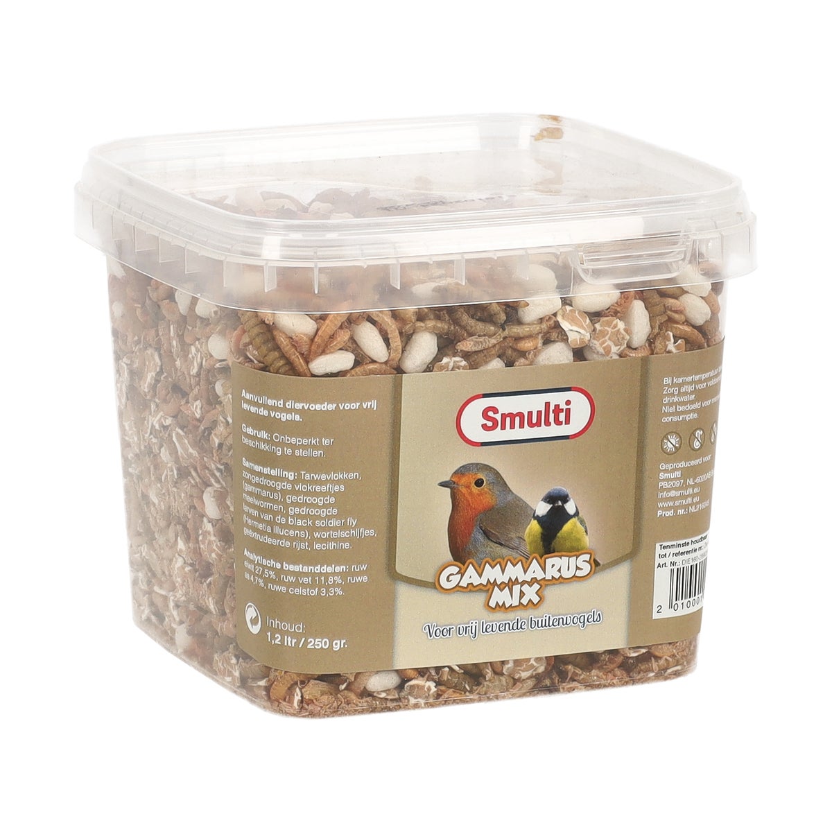 Voermix met gammarus Smulti 1,2 L Voermix met gammarus Smulti 1,2 L