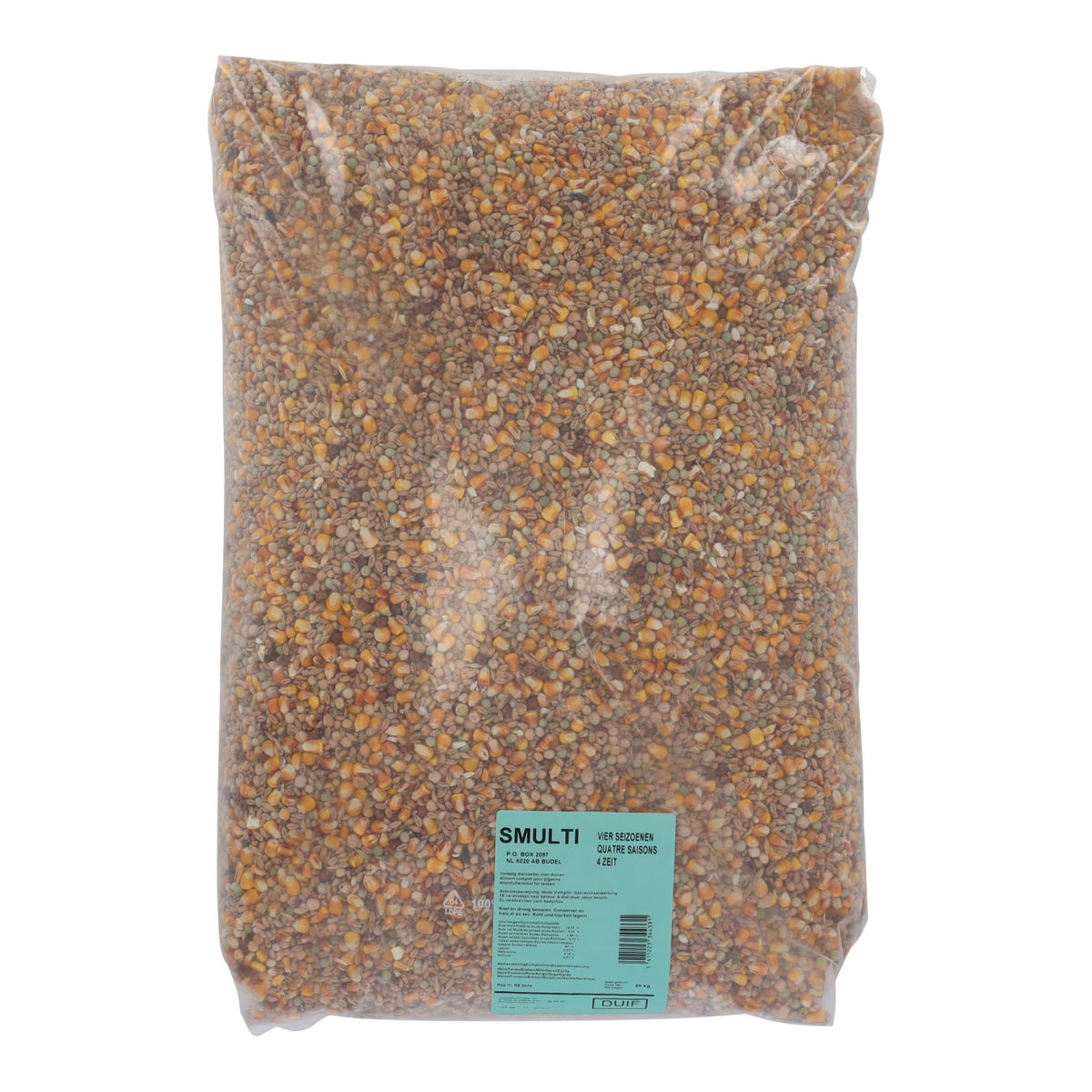 Smulti duivenvoer 4 seizoenen 20 kg Smulti duivenvoer 4 seizoenen 20 kg