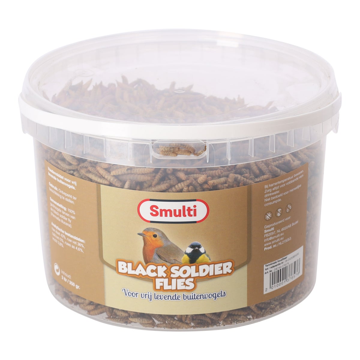 Black soldier flies 3 L Smulti Black soldier flies 3 L Smulti