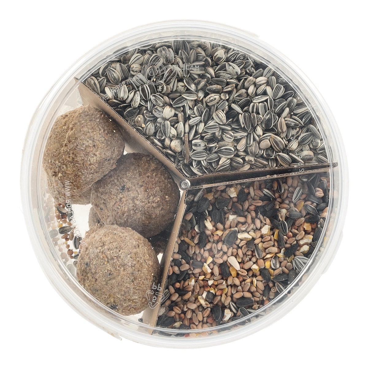 Wintermix zonnebloem met zaad, mezenbol Wintermix zonnebloem met zaad, mezenbol