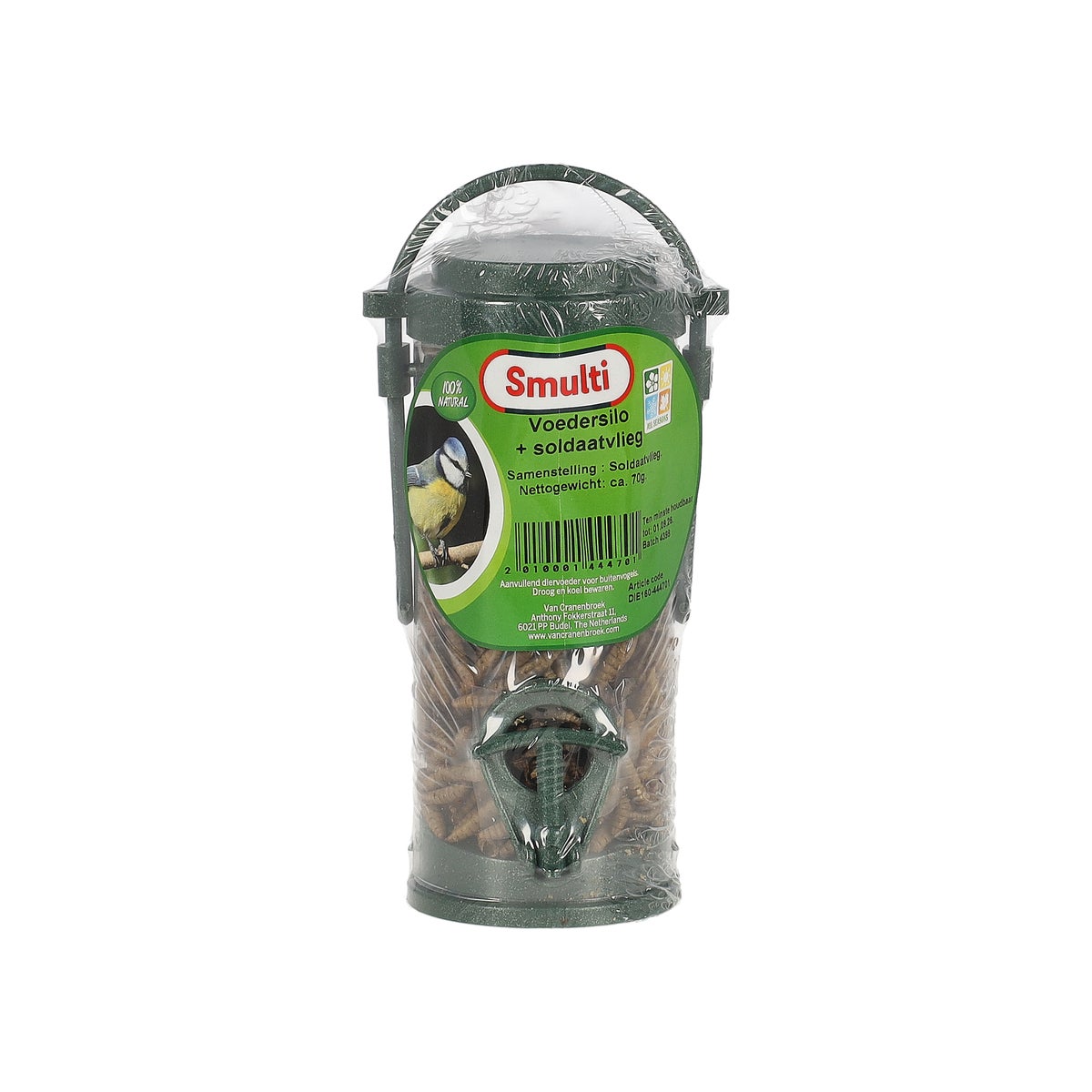 Voedersilo + soldaatvlieg Voedersilo + soldaatvlieg