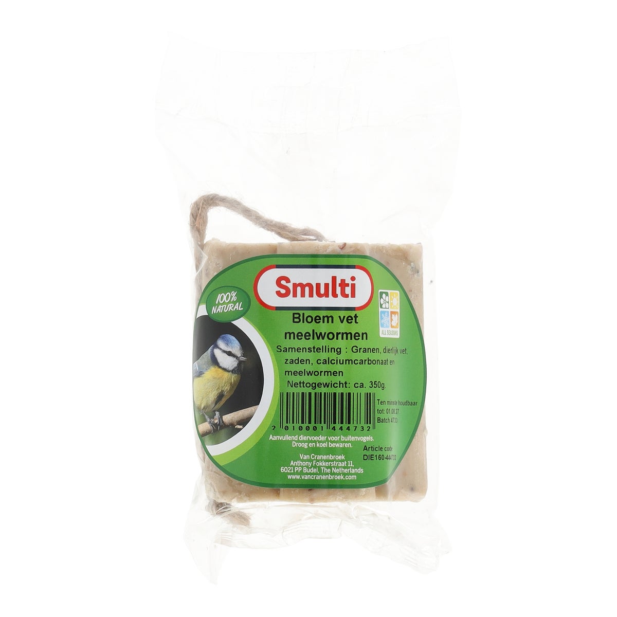 Vet meelwormen bloemvorm Vet meelwormen bloemvorm