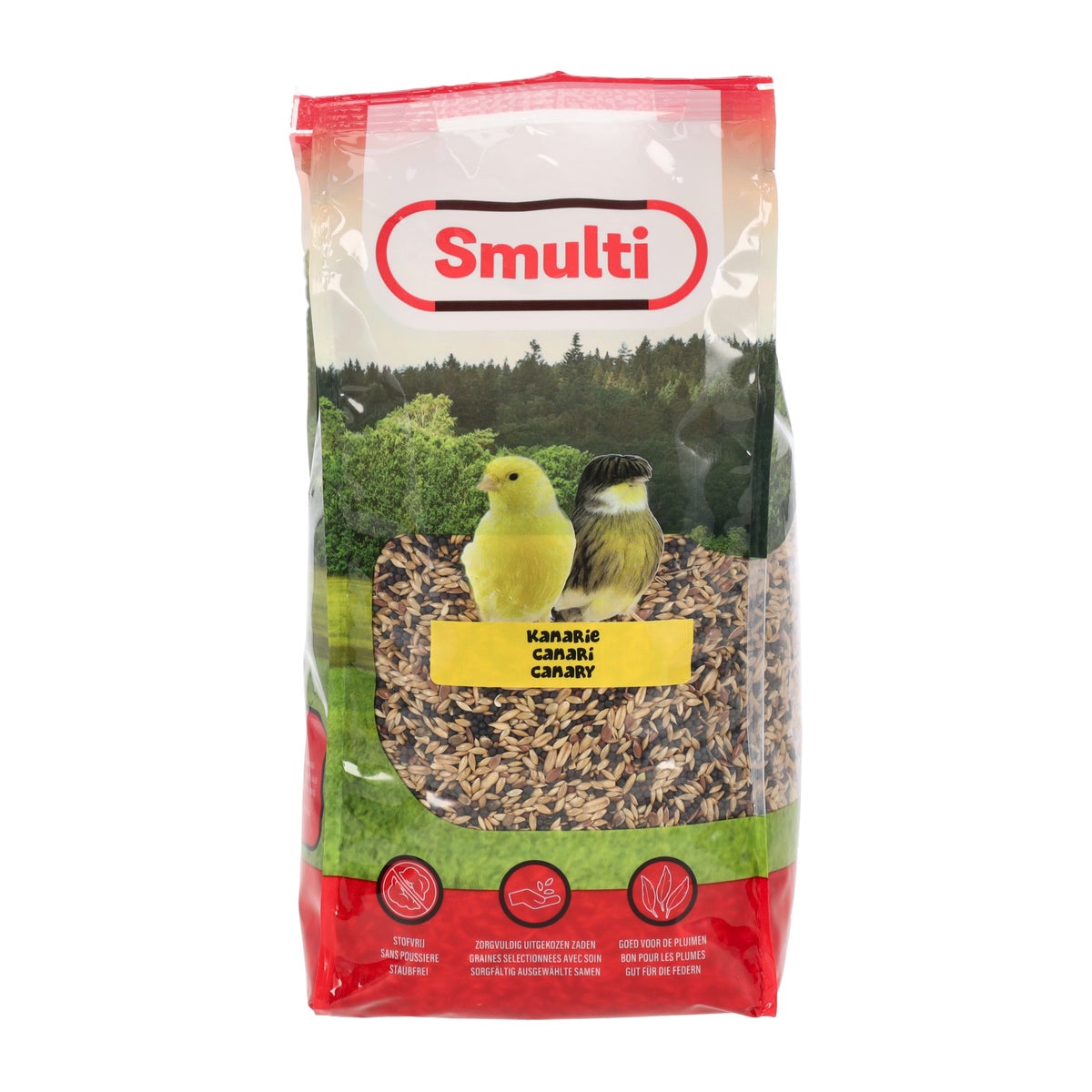 Voer vogel kanarie 1kg Smulti Voer vogel kanarie 1kg Smulti