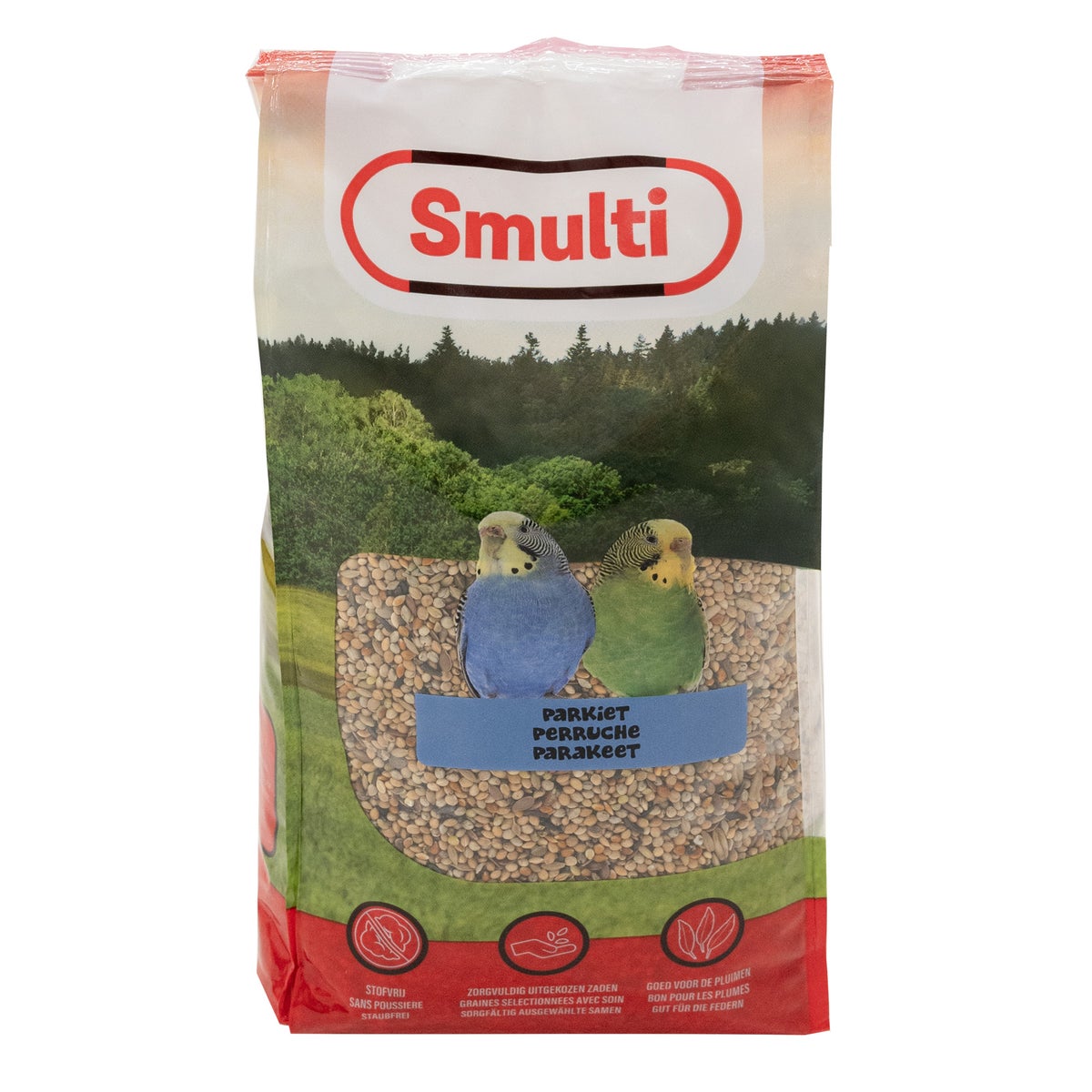 Voer vogel parkiet 1kg Smulti Voer vogel parkiet 1kg Smulti