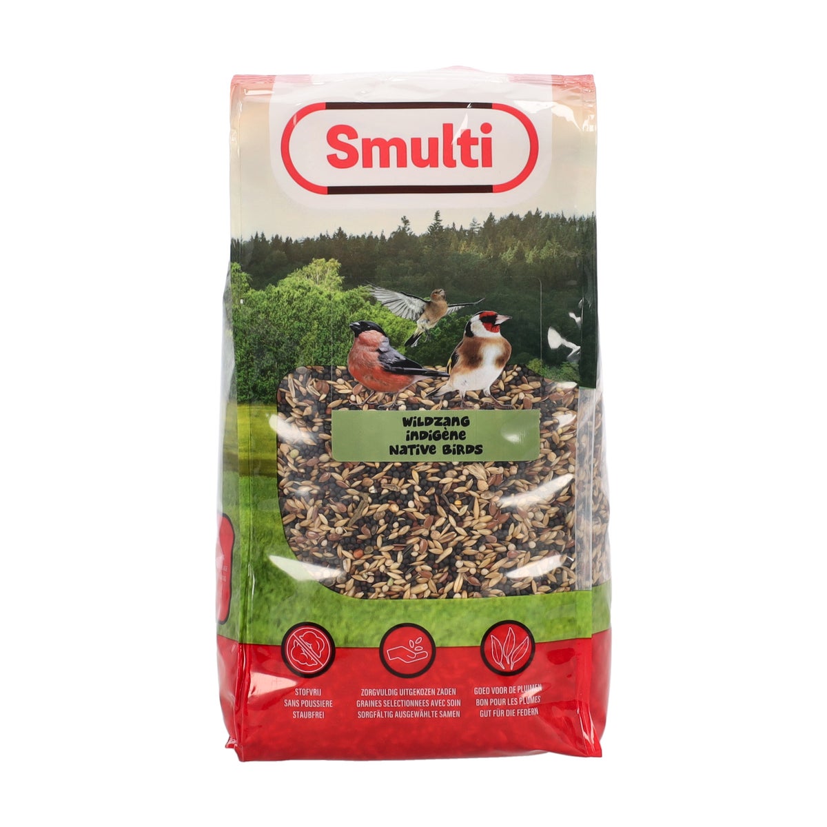 Voer vogel wildzang 1kg Smulti Voer vogel wildzang 1kg Smulti
