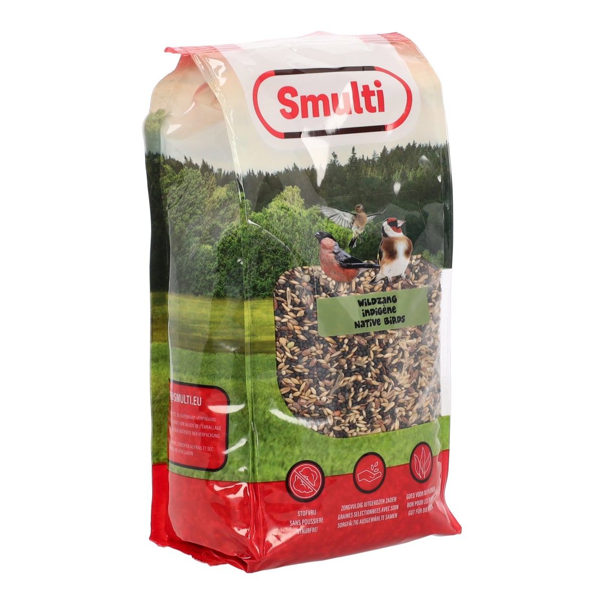 Voer vogel wildzang 1kg Smulti Voer vogel wildzang 1kg Smulti