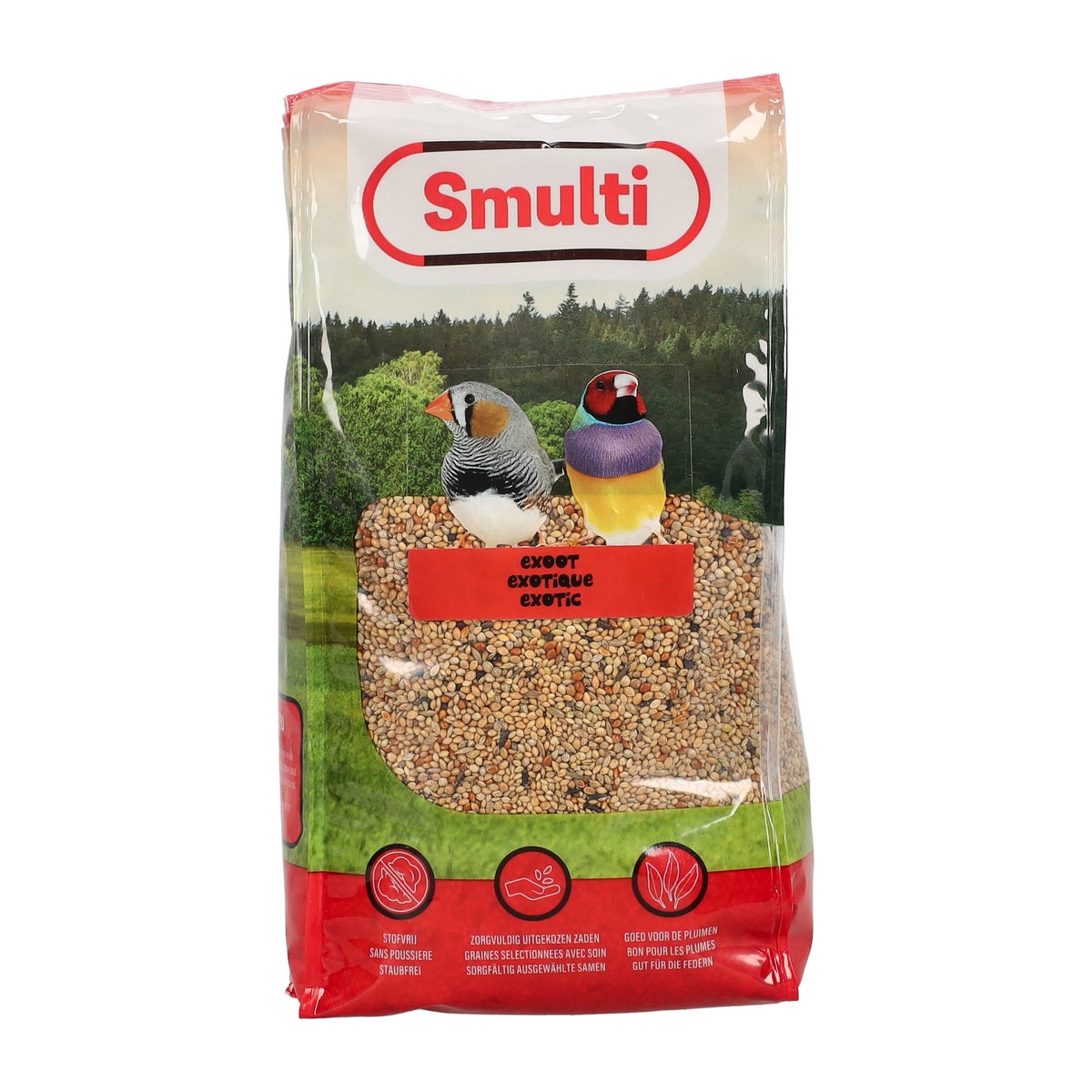 Voer vogel tropisch 1kg Smulti Voer vogel tropisch 1kg Smulti