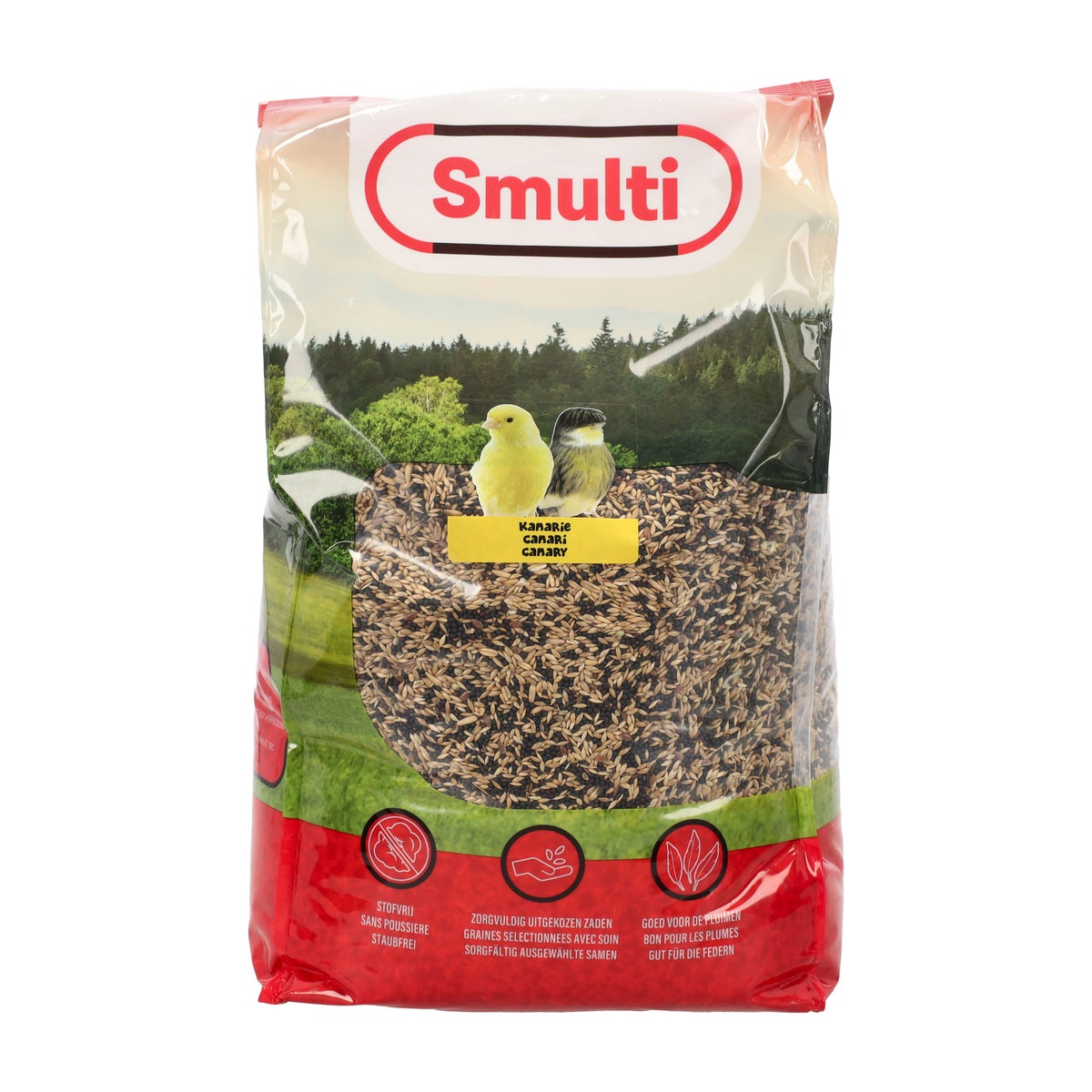 Voer vogel kanarie 5 kg Smulti Voer vogel kanarie 5 kg Smulti