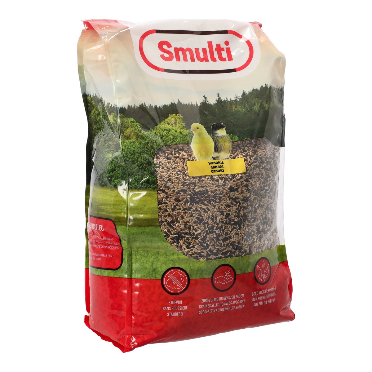 Voer vogel kanarie 5 kg Smulti Voer vogel kanarie 5 kg Smulti