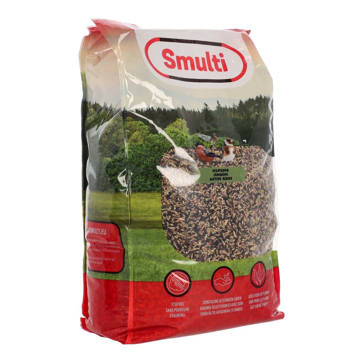 Voer vogel wildzang 5kg Smulti Voer vogel wildzang 5kg Smulti