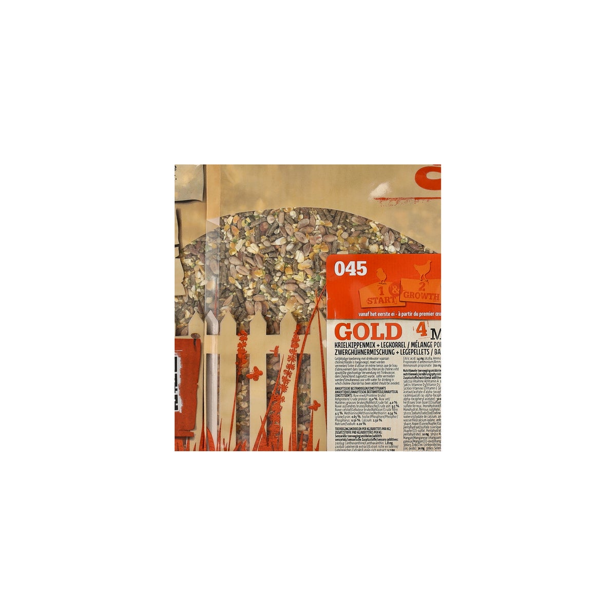 Voer pluimvee gold 4 mix mini 5 kg Voer pluimvee gold 4 mix mini 5 kg