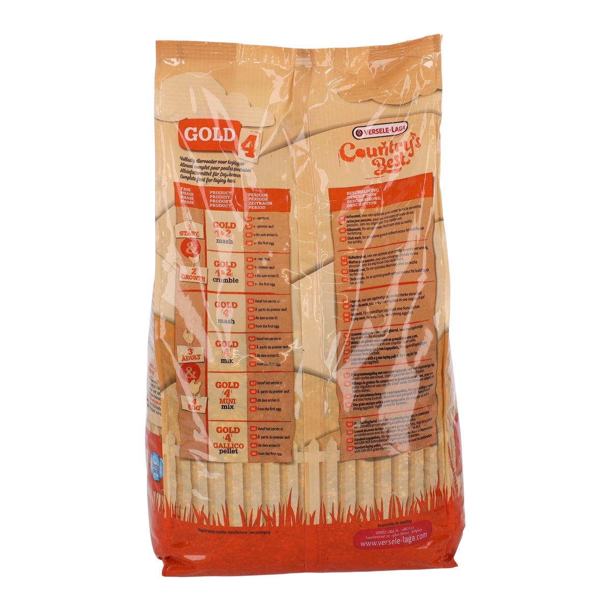 Voer pluimvee gold 4 mix 5 kg Country Best Voer pluimvee gold 4 mix 5 kg Country Best