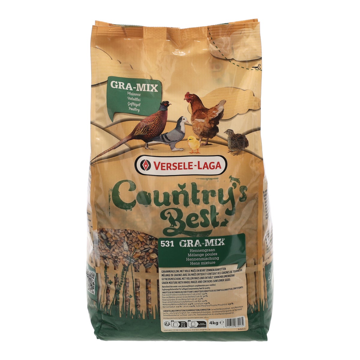 Voer pluimvee hennengraan 5 kg Voer pluimvee hennengraan 5 kg