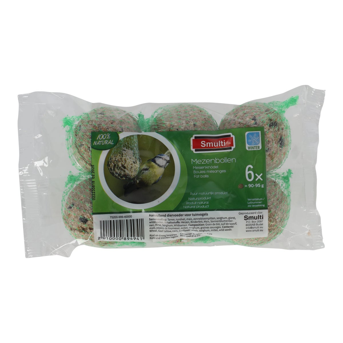 Mezenbol 90 g Smulti 6 stuks Mezenbol 90 g Smulti 6 stuks