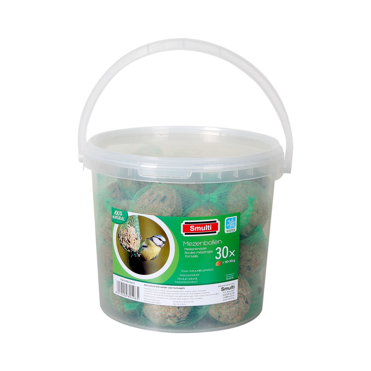 Mezenbol emmer 30st Smulti Mezenbol emmer 30st Smulti