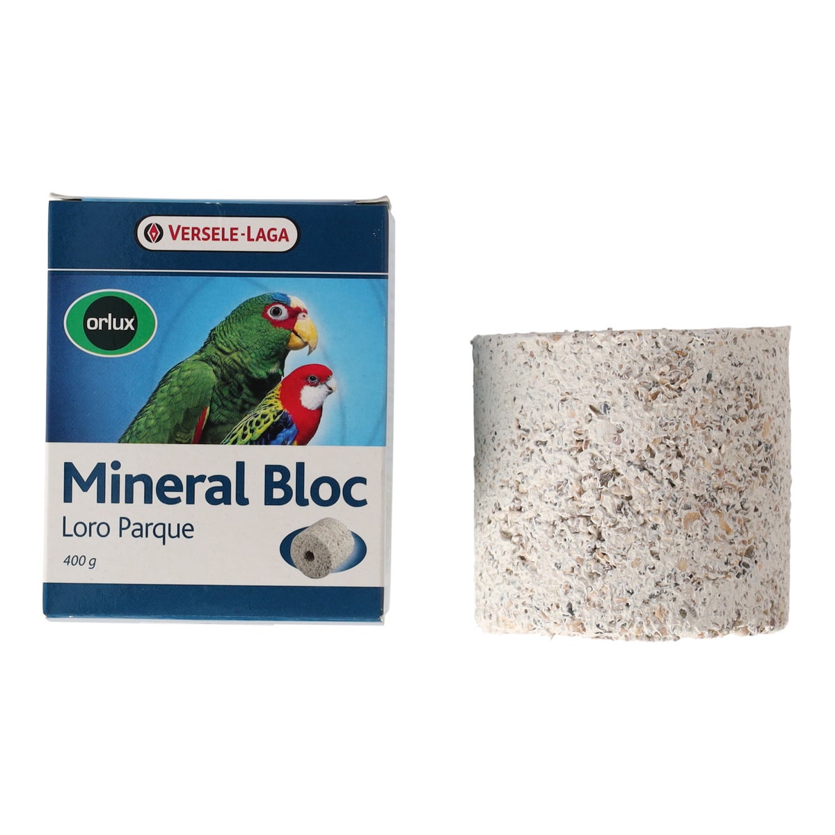 Mineraalblok groot 400gr Mineraalblok groot 400gr
