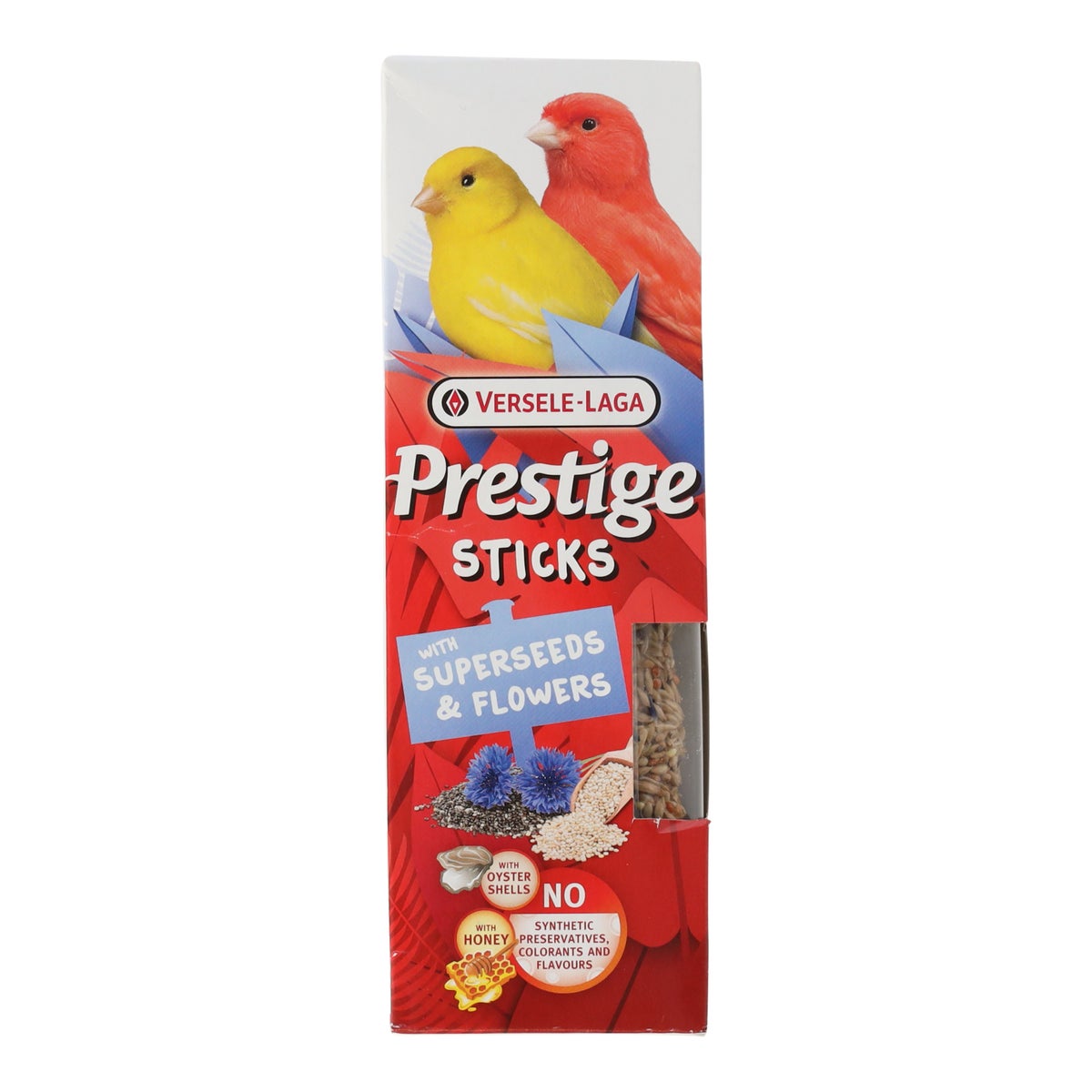 Stick kanarie superzaden met bloemen 2st. Stick kanarie superzaden met bloemen 2st.