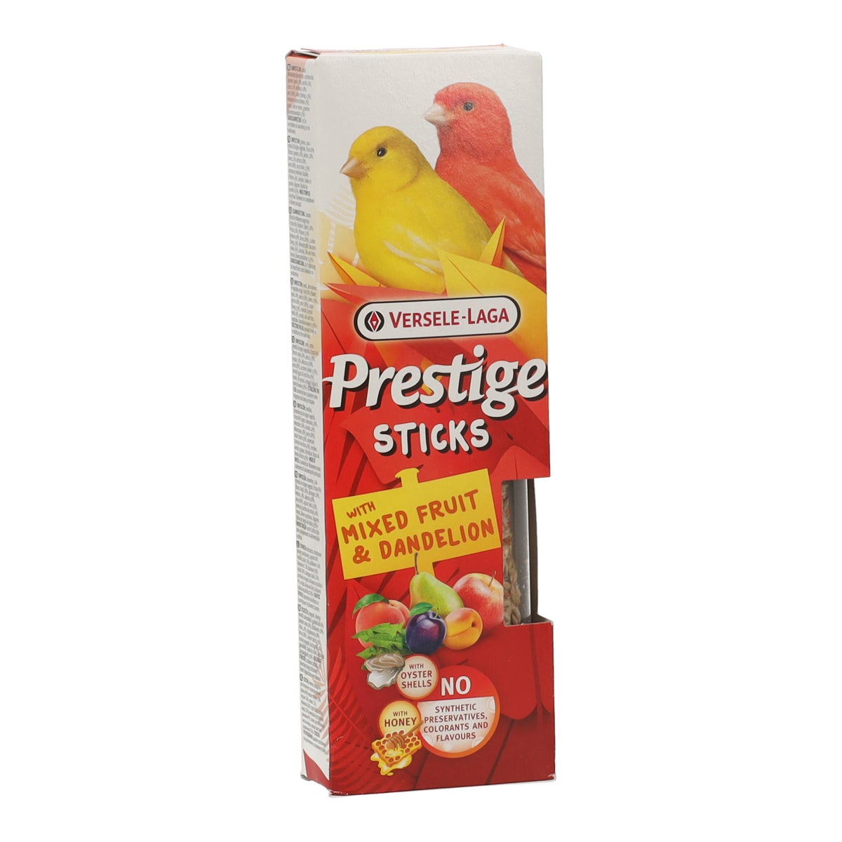 Stick kanarie gemengd fruit 2 stuks Stick kanarie gemengd fruit 2 stuks