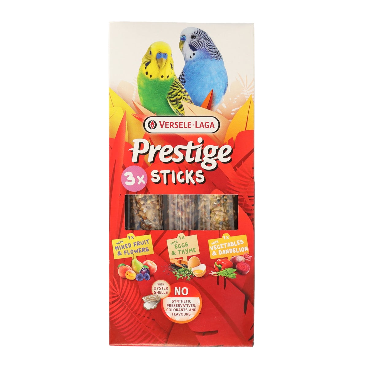 Sticks parkiet variety pack 3 st Sticks parkiet variety pack 3 st