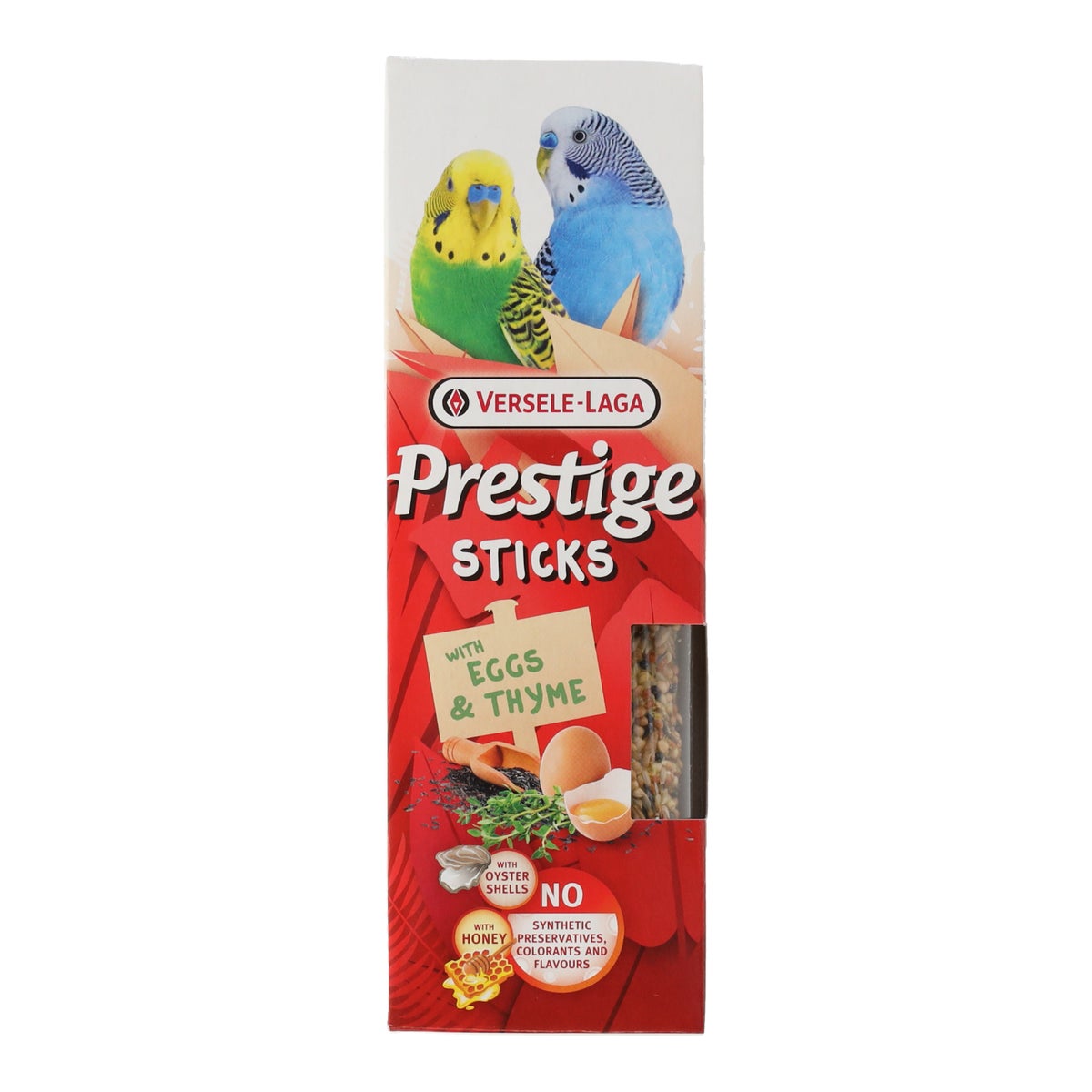 Stick parkiet ei met tijm 2 stuks Stick parkiet ei met tijm 2 stuks