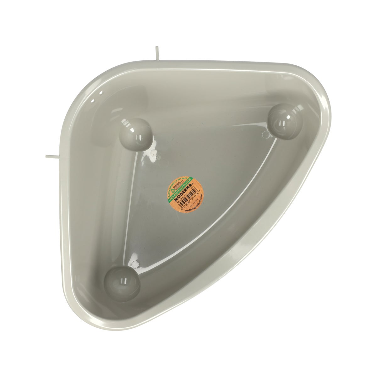 Knaagdiertoilet hoek large warmgrijs Knaagdiertoilet hoek large warmgrijs