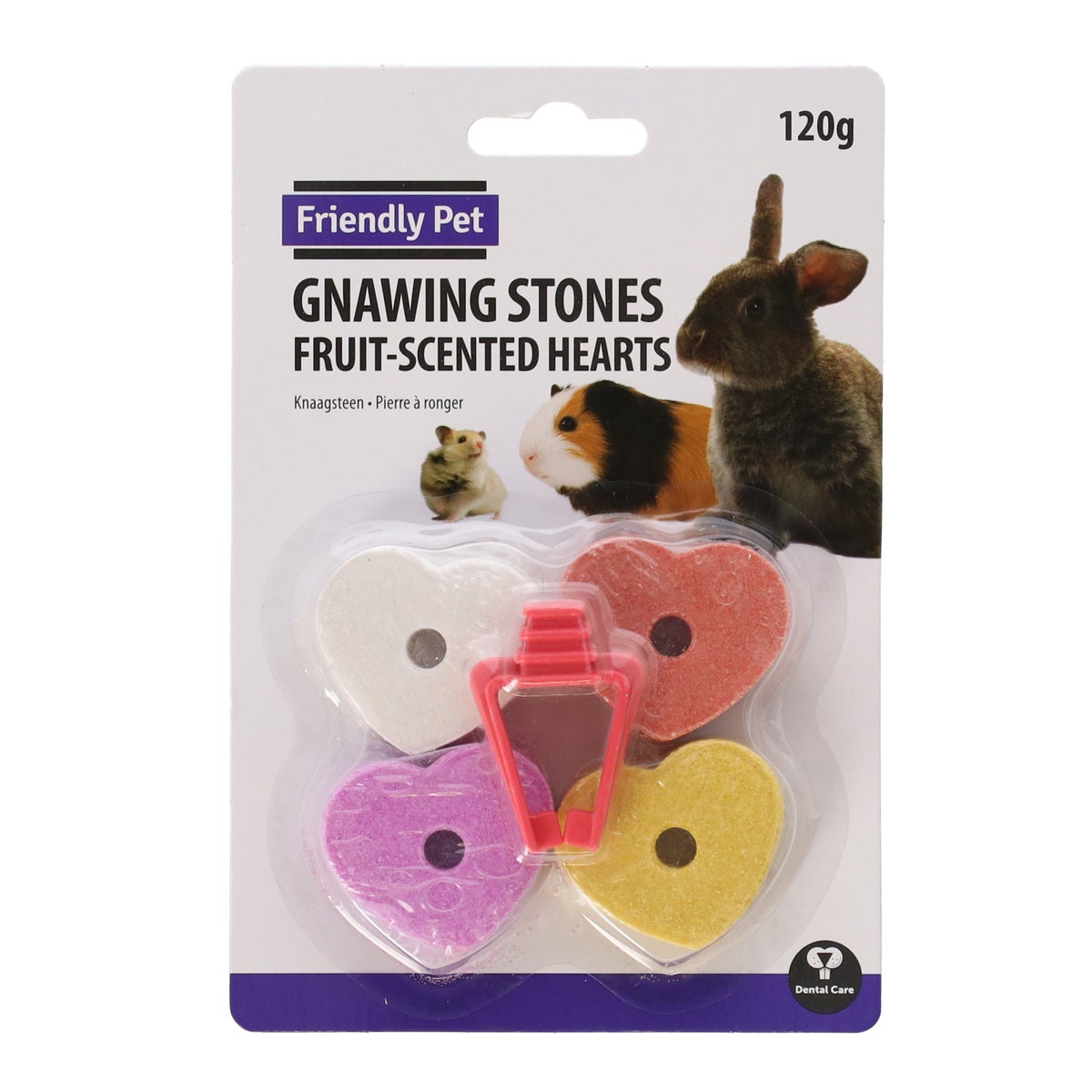 Snack knaagdier calcium hart 4st Snack knaagdier calcium hart 4st