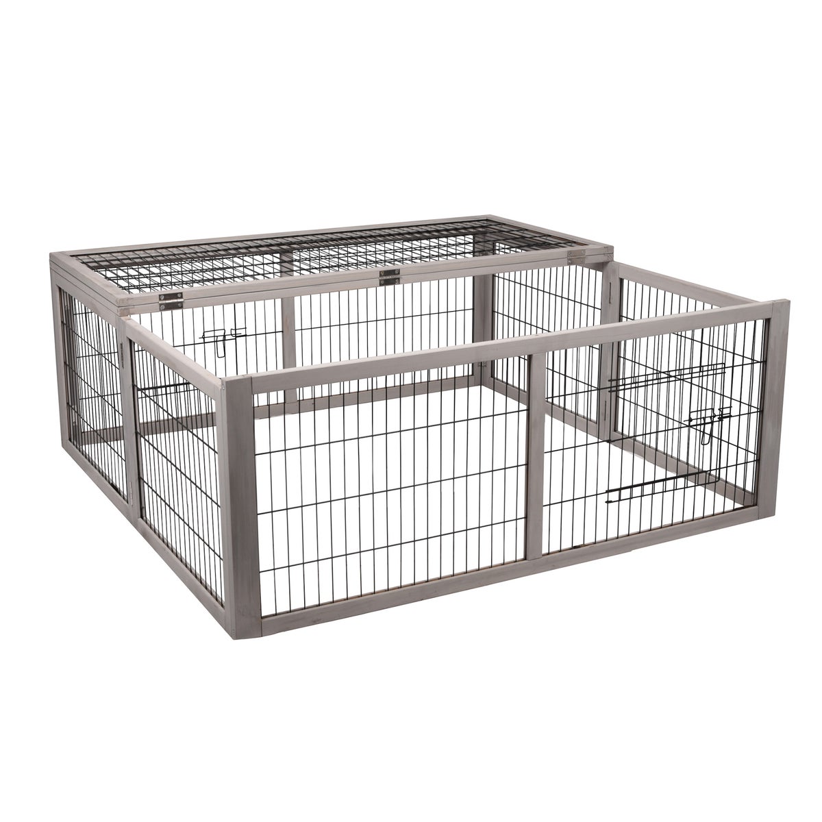 Konijnenren opvouwbaar cottage 116cm Konijnenren opvouwbaar cottage 116cm