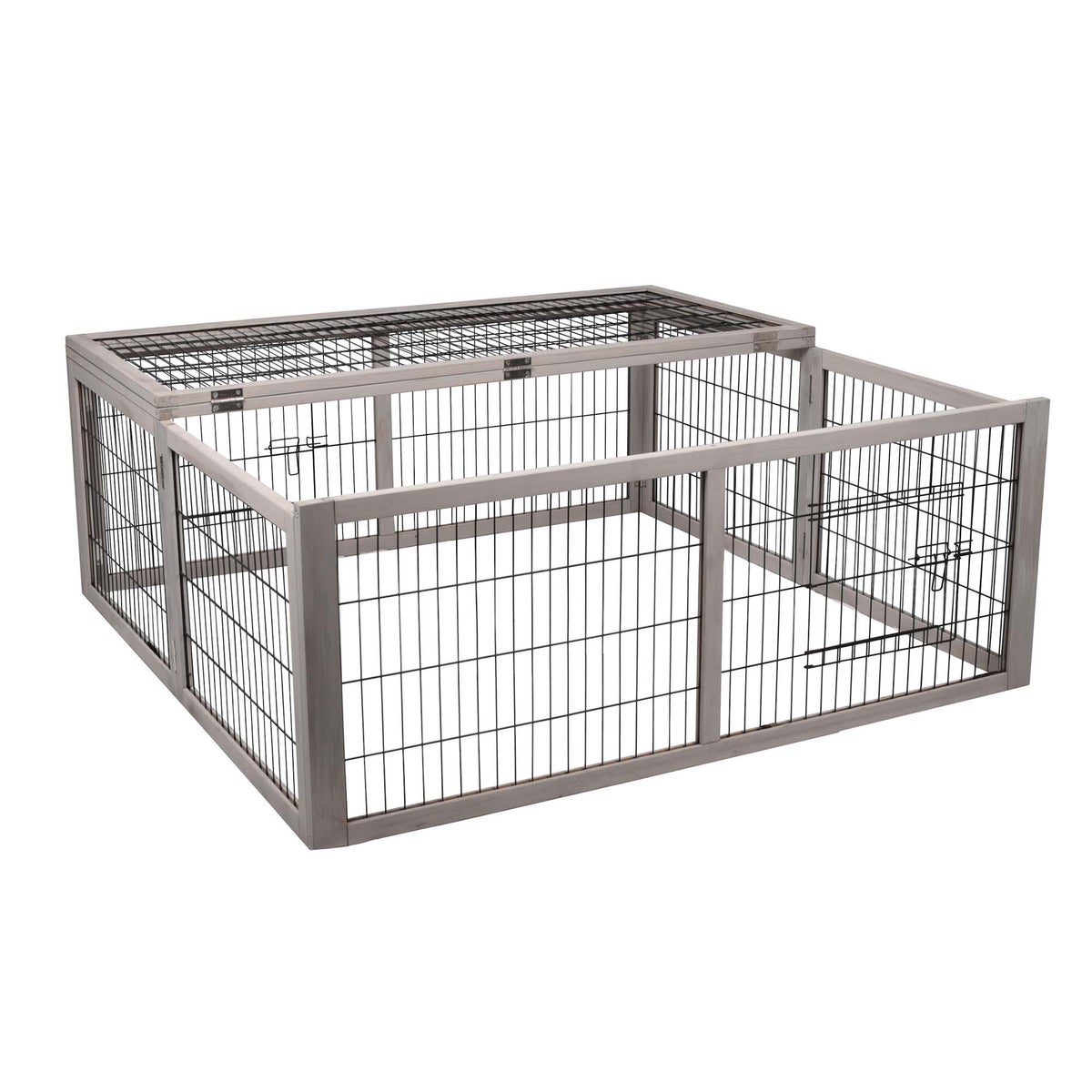 Konijnenren opvouwbaar cottage 116cm Konijnenren opvouwbaar cottage 116cm