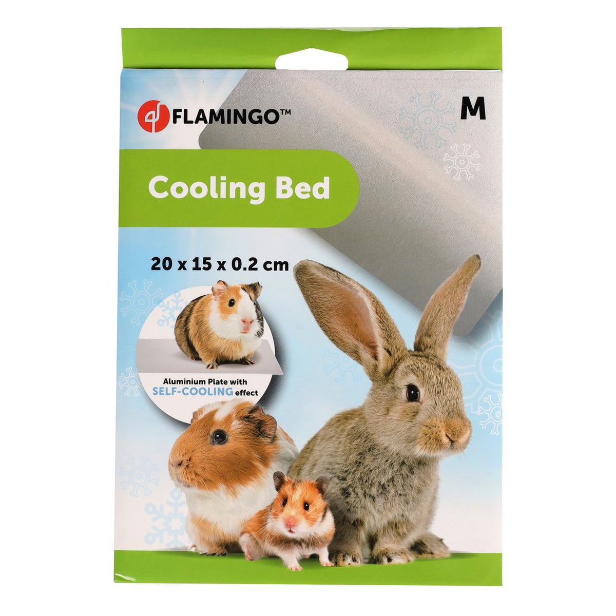 Koelbed knaagd Fresk alu M 20x15x0,2cm Koelbed knaagd Fresk alu M 20x15x0,2cm