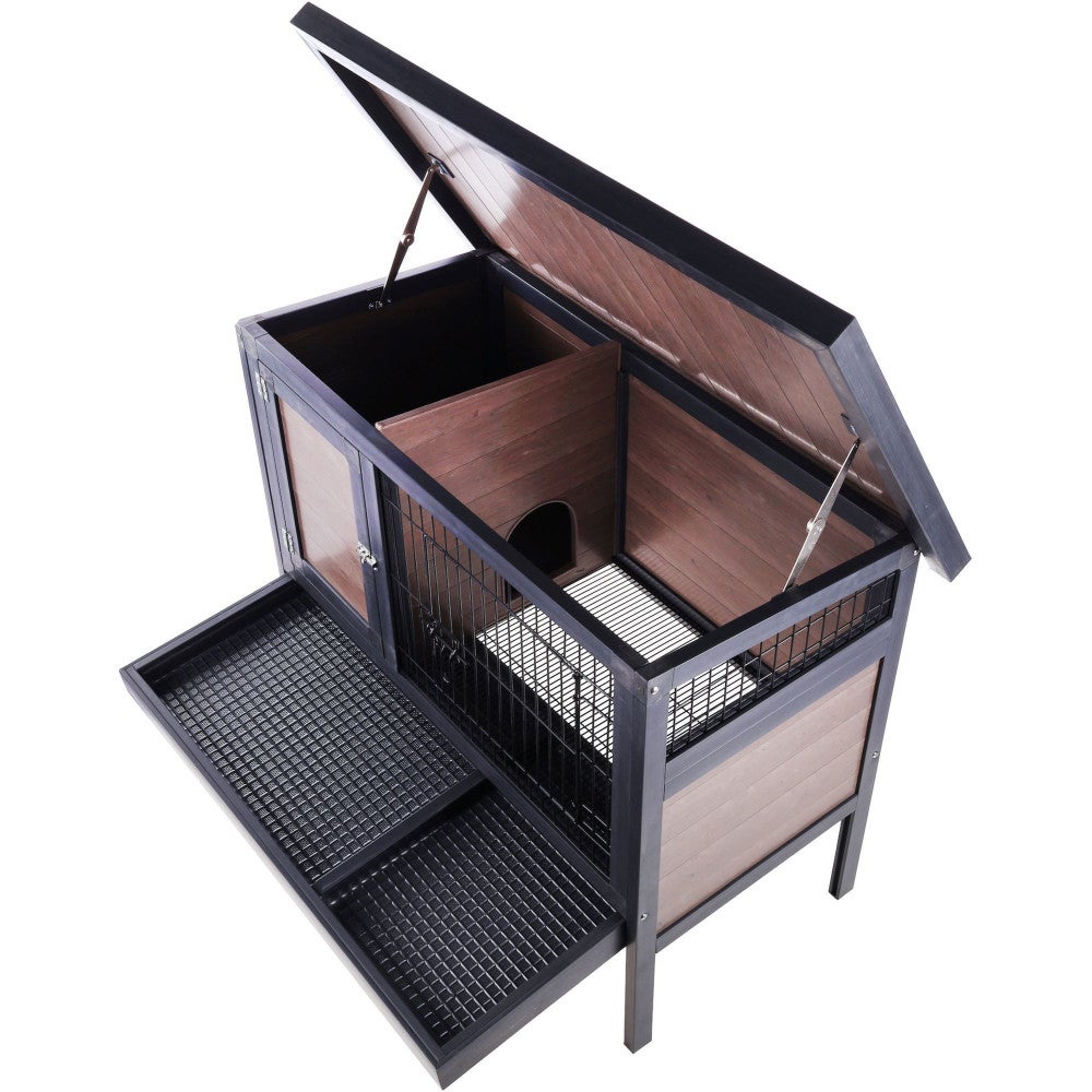 Konijnenhok ramos bruin 113cm Konijnenhok ramos bruin 113cm