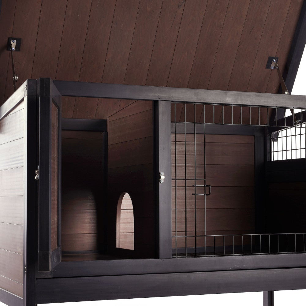 Konijnenhok ramos bruin 113cm Konijnenhok ramos bruin 113cm