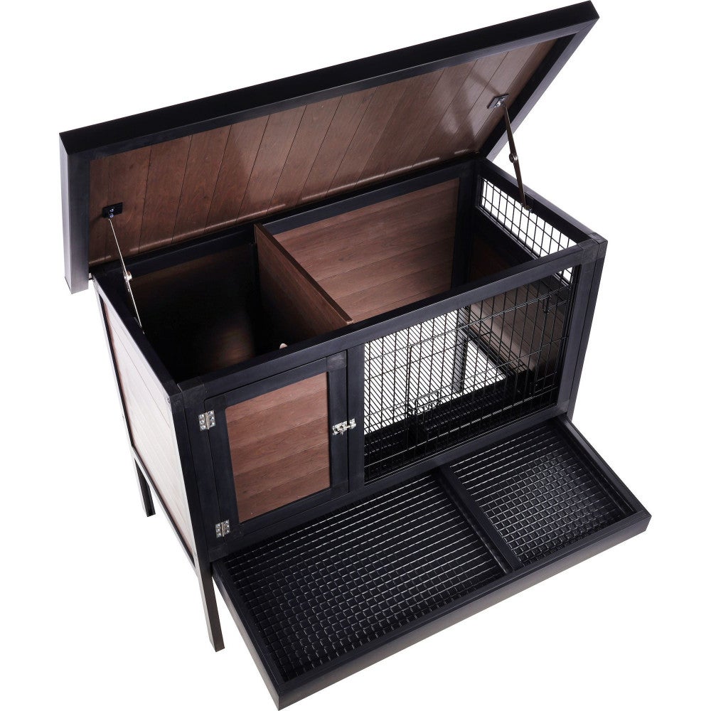 Konijnenhok ramos bruin 113cm Konijnenhok ramos bruin 113cm