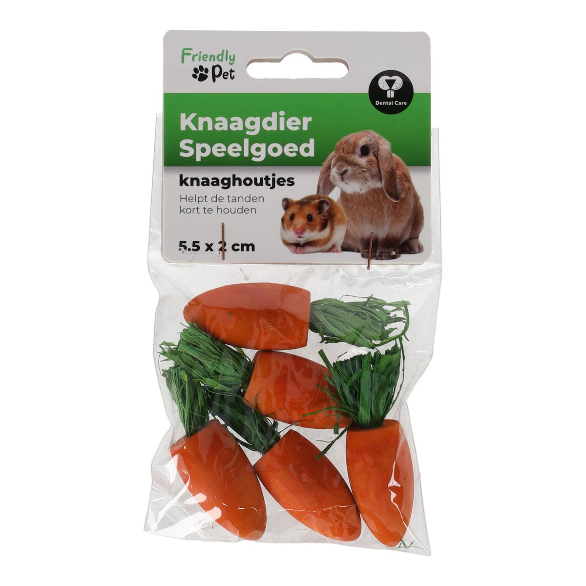 Knabbelhout knaagdier Cora 5,5x2cm FP Knabbelhout knaagdier Cora 5,5x2cm FP