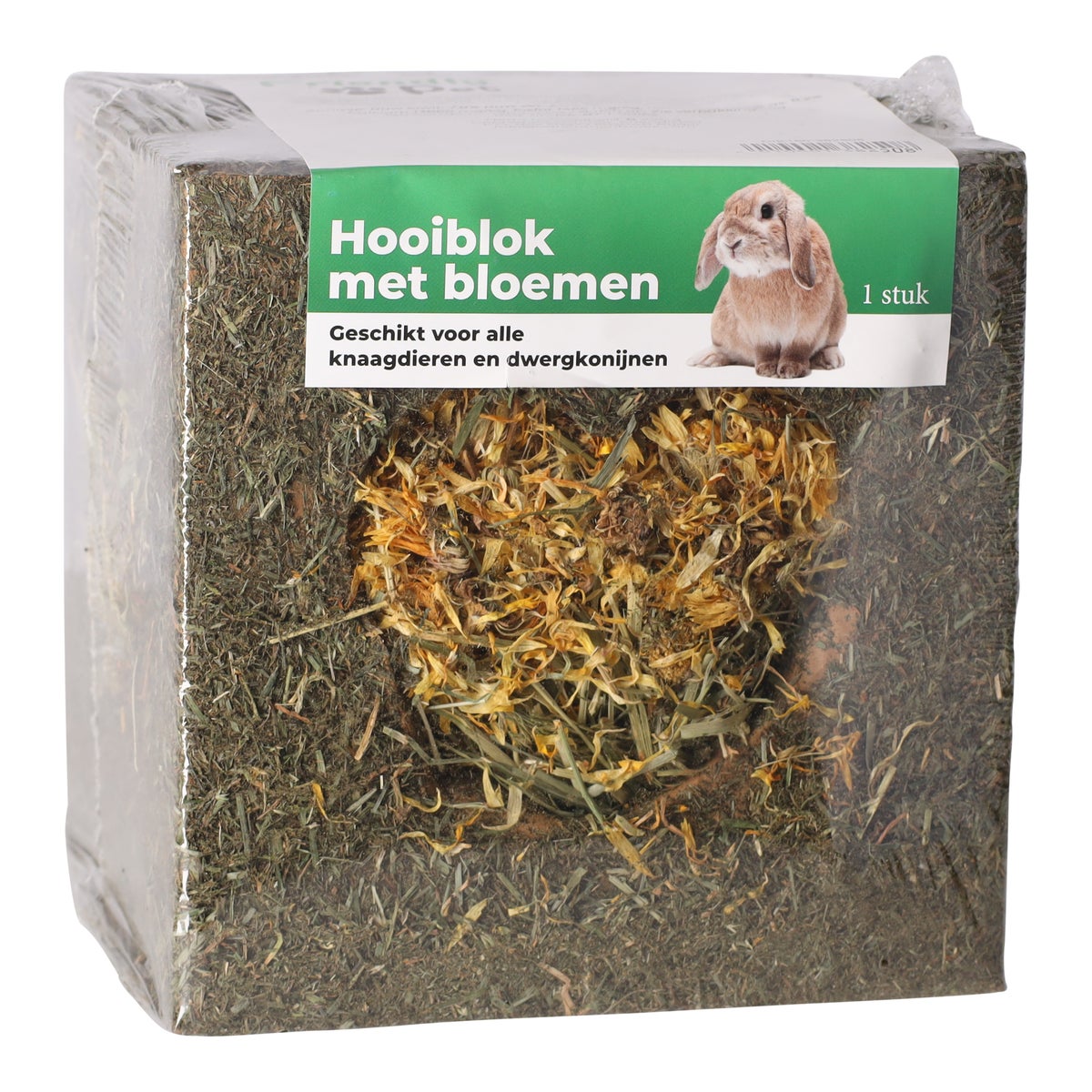 Hooiblok + bloemen 450gr Friendly Pet Hooiblok + bloemen 450gr Friendly Pet