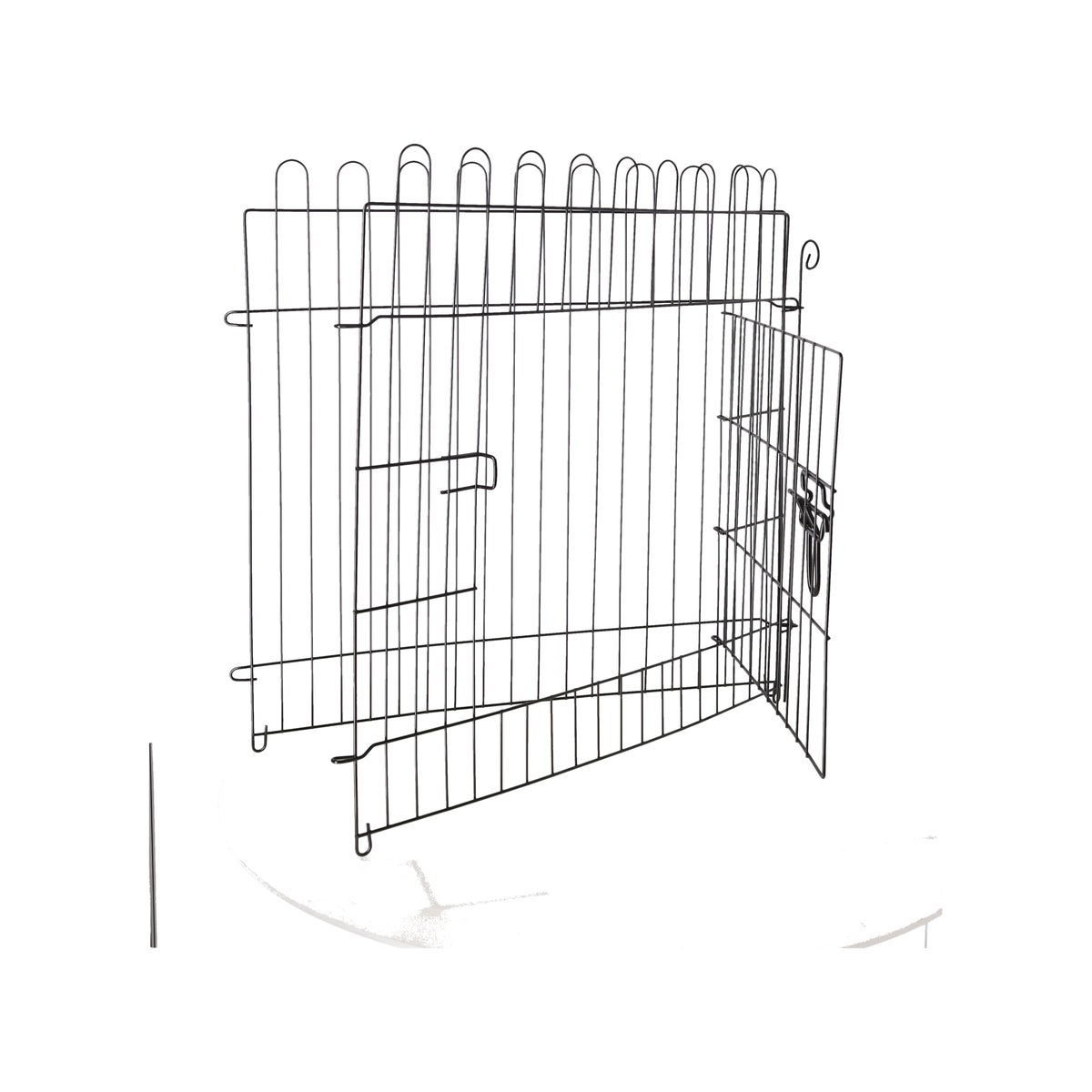 Buitenren konijn zwart Buitenren konijn zwart