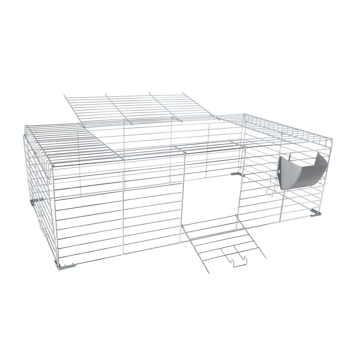 Konijnenkooi Rabbit 100 grijs Konijnenkooi Rabbit 100 grijs