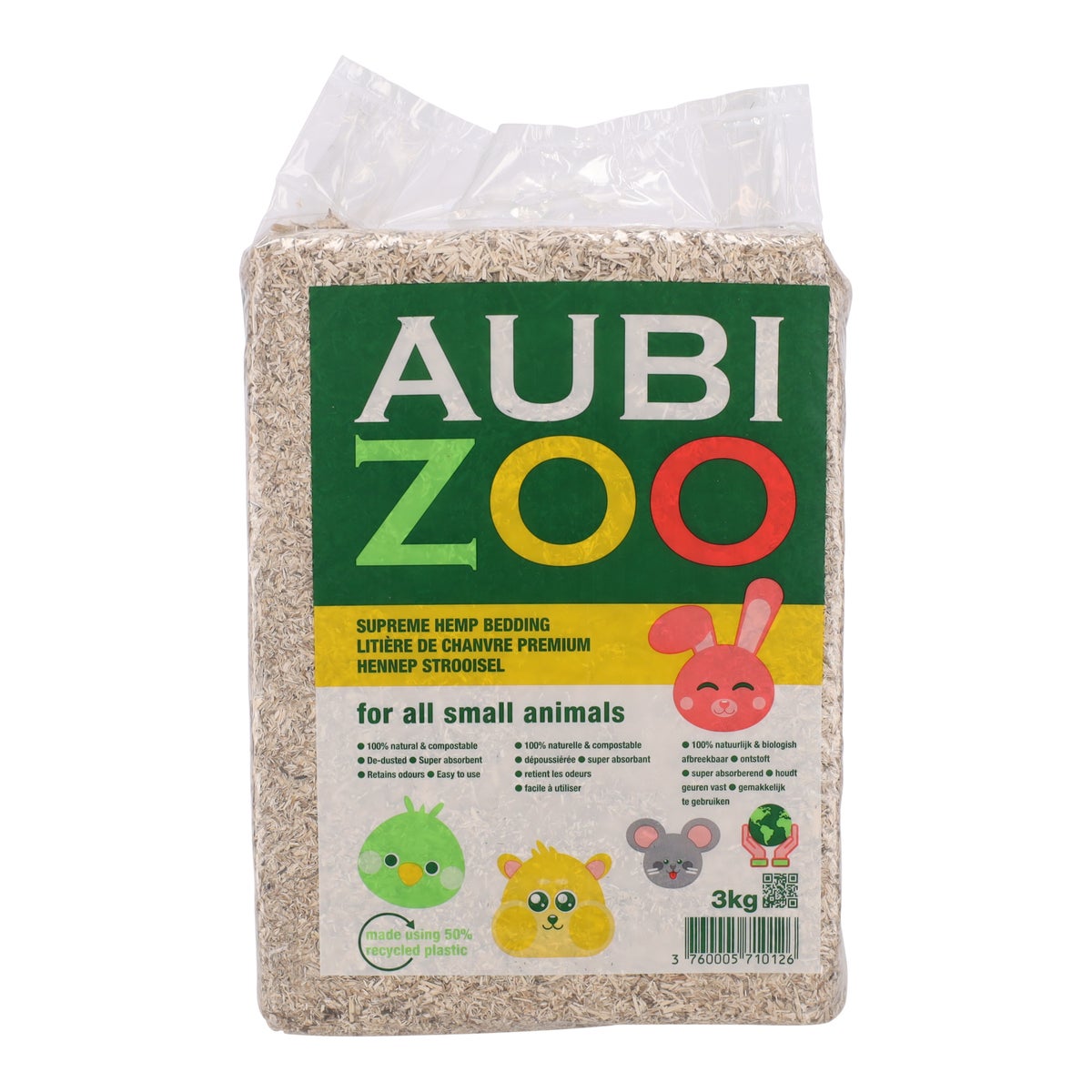 Hennep strooisel 3kg Hennep strooisel 3kg