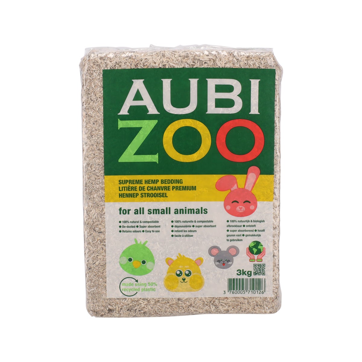 Hennep strooisel 3kg Hennep strooisel 3kg