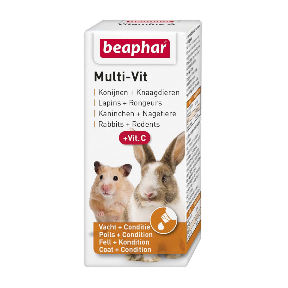 Multi-vitamin knaagdier 20ml Beaphar Multi-vitamin knaagdier 20ml Beaphar