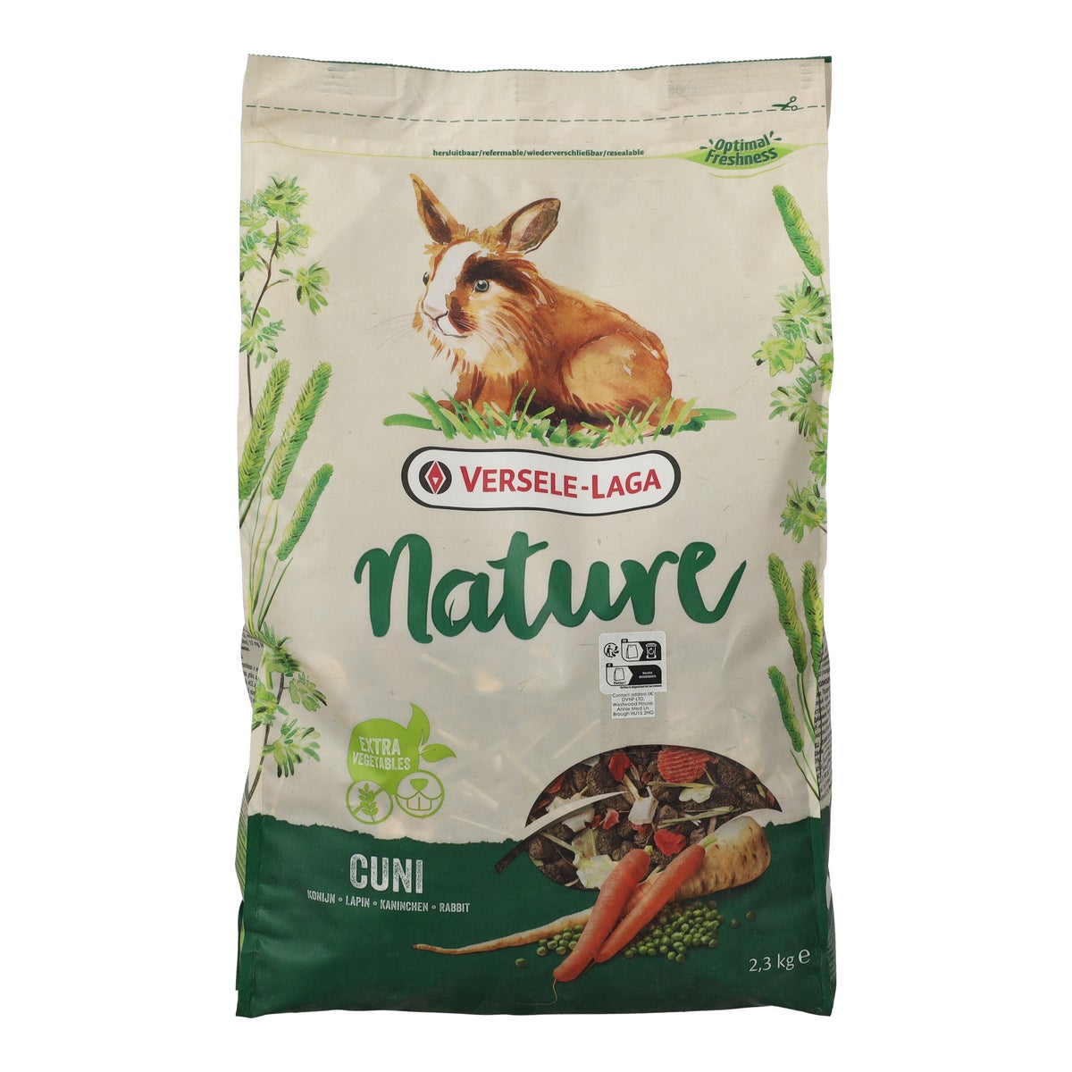 Voer voor knaagdieren en konijnen 2,3 kg Nature Voer voor knaagdieren en konijnen 2,3 kg Nature