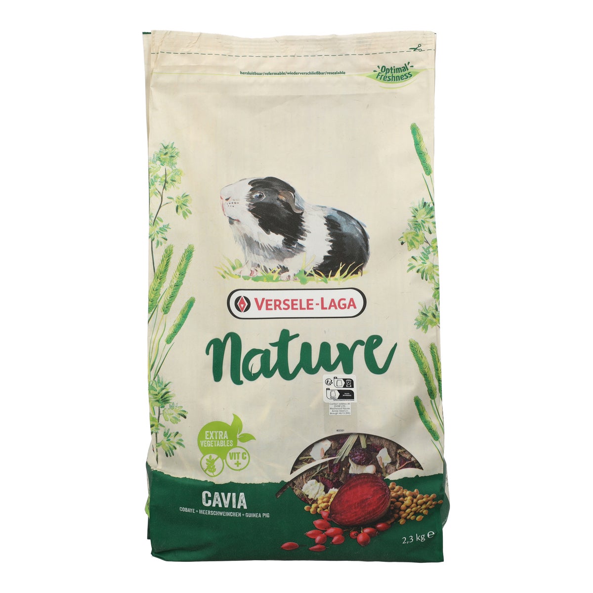 Voer voor knaagdier cavia 2,3 kg Nature Voer voor knaagdier cavia 2,3 kg Nature