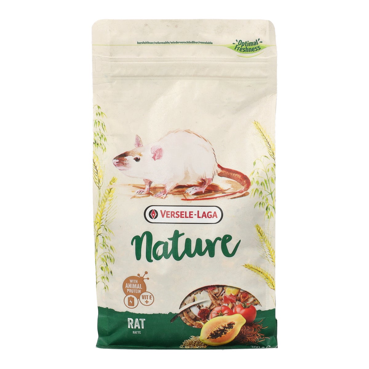 Voer knaagdier rat 700g nature Voer knaagdier rat 700g nature