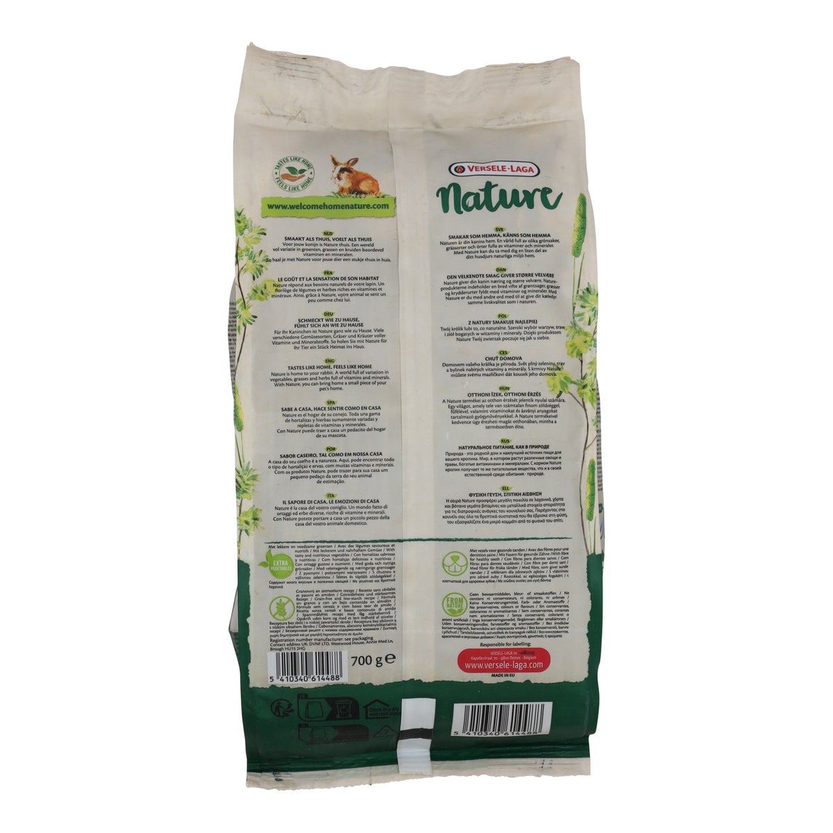 Voer knaagdier konijn 700g Nature Voer knaagdier konijn 700g Nature