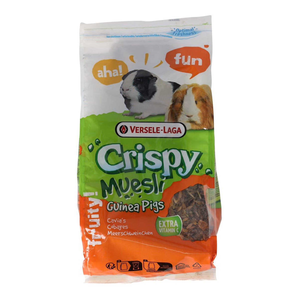 Voer voor knaagdieren en cavia's - muesli 1 kg Voer voor knaagdieren en cavia's - muesli 1 kg